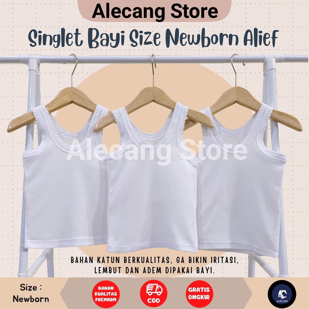 Singlet Bayi / Kaos Dalam Bayi size M