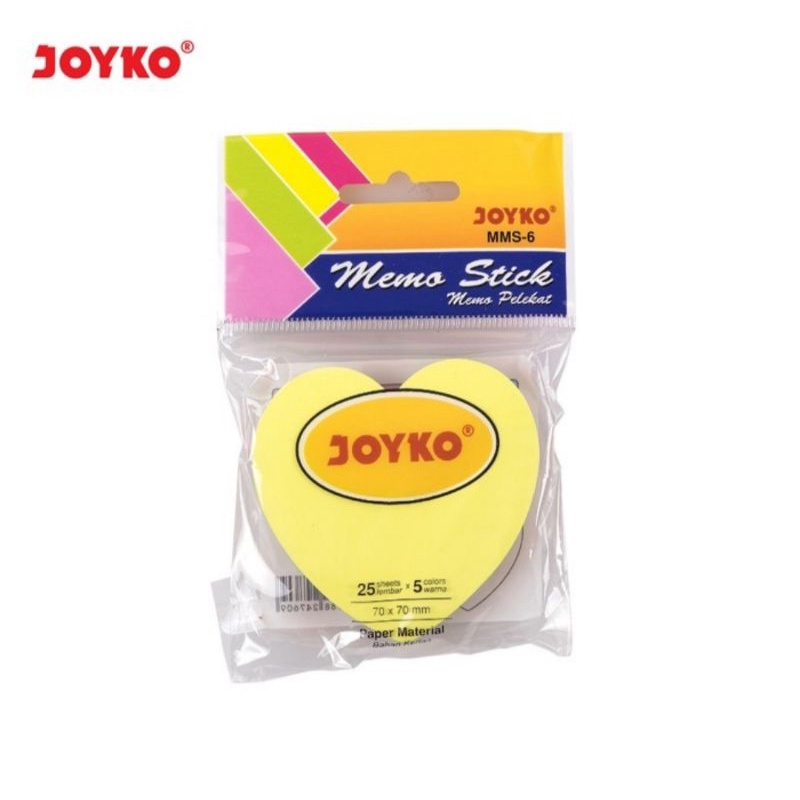 

Memo Kertas Joyko MMS-6 Love Memo Stick 5 Warna