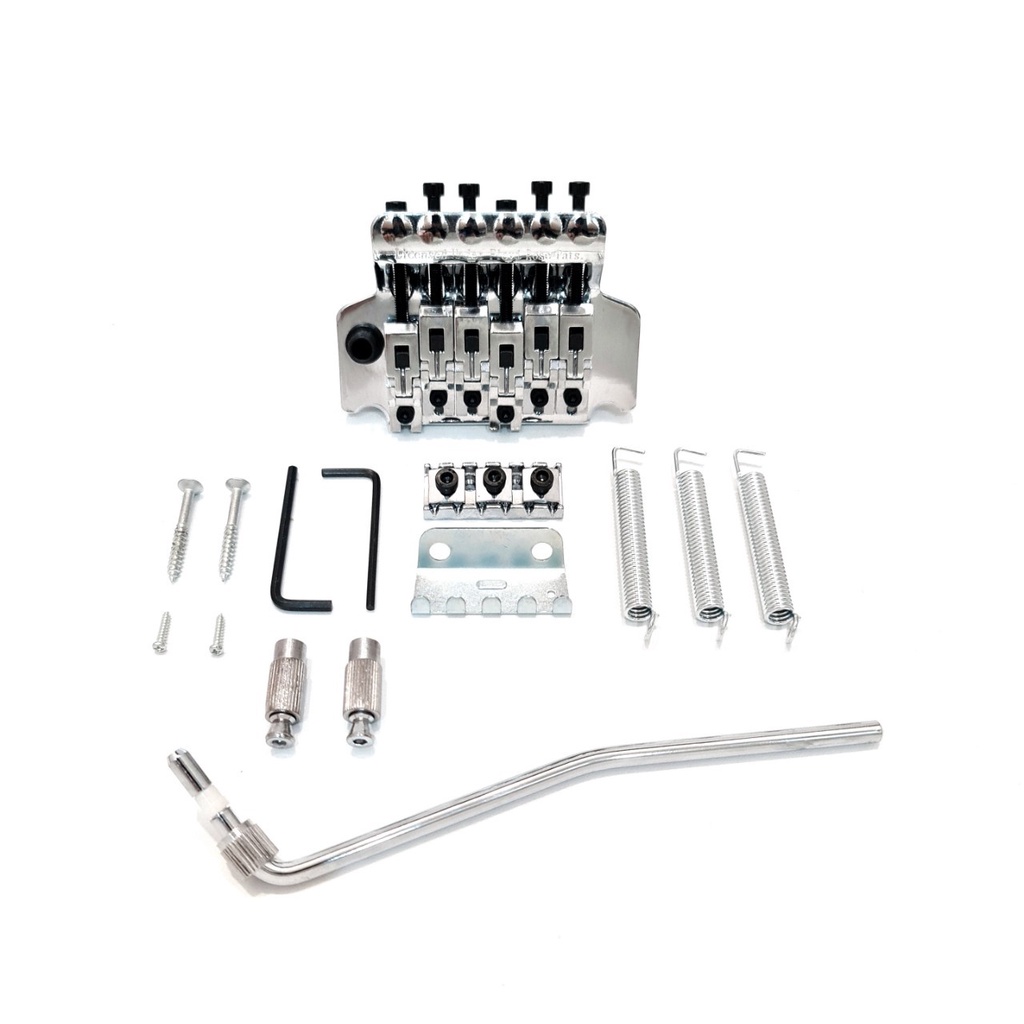 Tremolo Gitar Elektrik Listrik Bridge Floyd Rose UpDown Licensed Guitar Silver dan Black 1 Set Komplit Lengkap Murah Jakarta