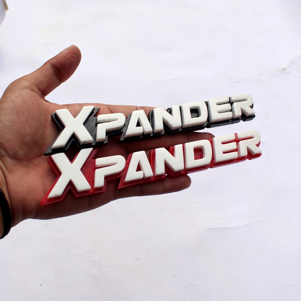 EMBLEM AKSESORIS MOBIL XPANDER TERBARU 3D TIMBUL / EMBLEM VARIASI MOBIL