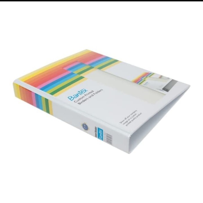 

BANTEX INSERT RING BINDER 3 RING /65MM/A4 WHITE #8662 07/HARGA PER.PCS