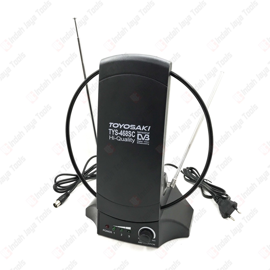 TOYOSAKI TYS-468SC Antenna TV Digital Indoor - Antene Parabola DVB