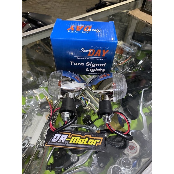 riting lampu ninja rr sein ninja ss import crom