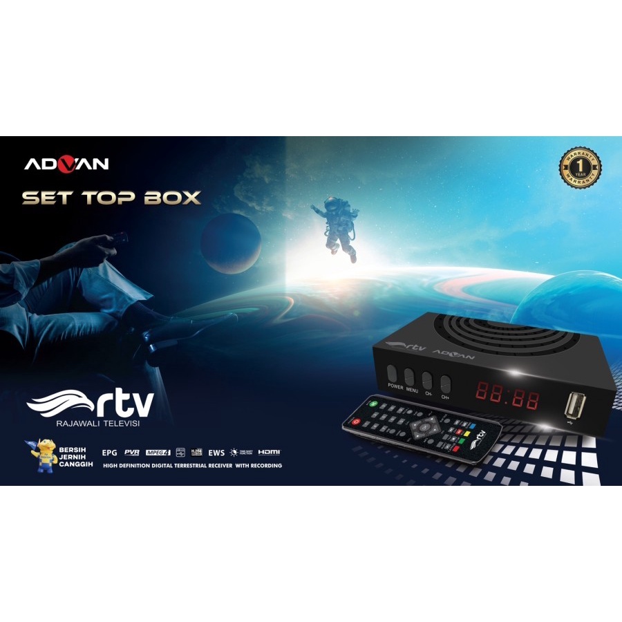 Set Top Box ADVAN DIGITV ST03 FHD HDMI - Set Top Box Advan ST03 Digitv
