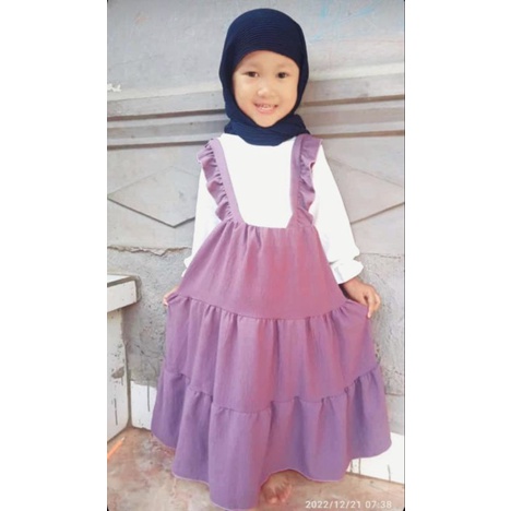 Gamis anak perempuan gamis ardin crinkle airflow