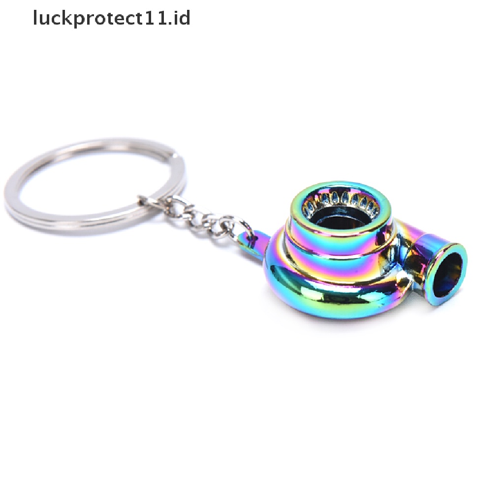 /Fashion Hot// Fashion// Fashion Portable Mini Spinning Turbo Turbine Keyring Gantungan Kunci Aksesoris Hadiah.