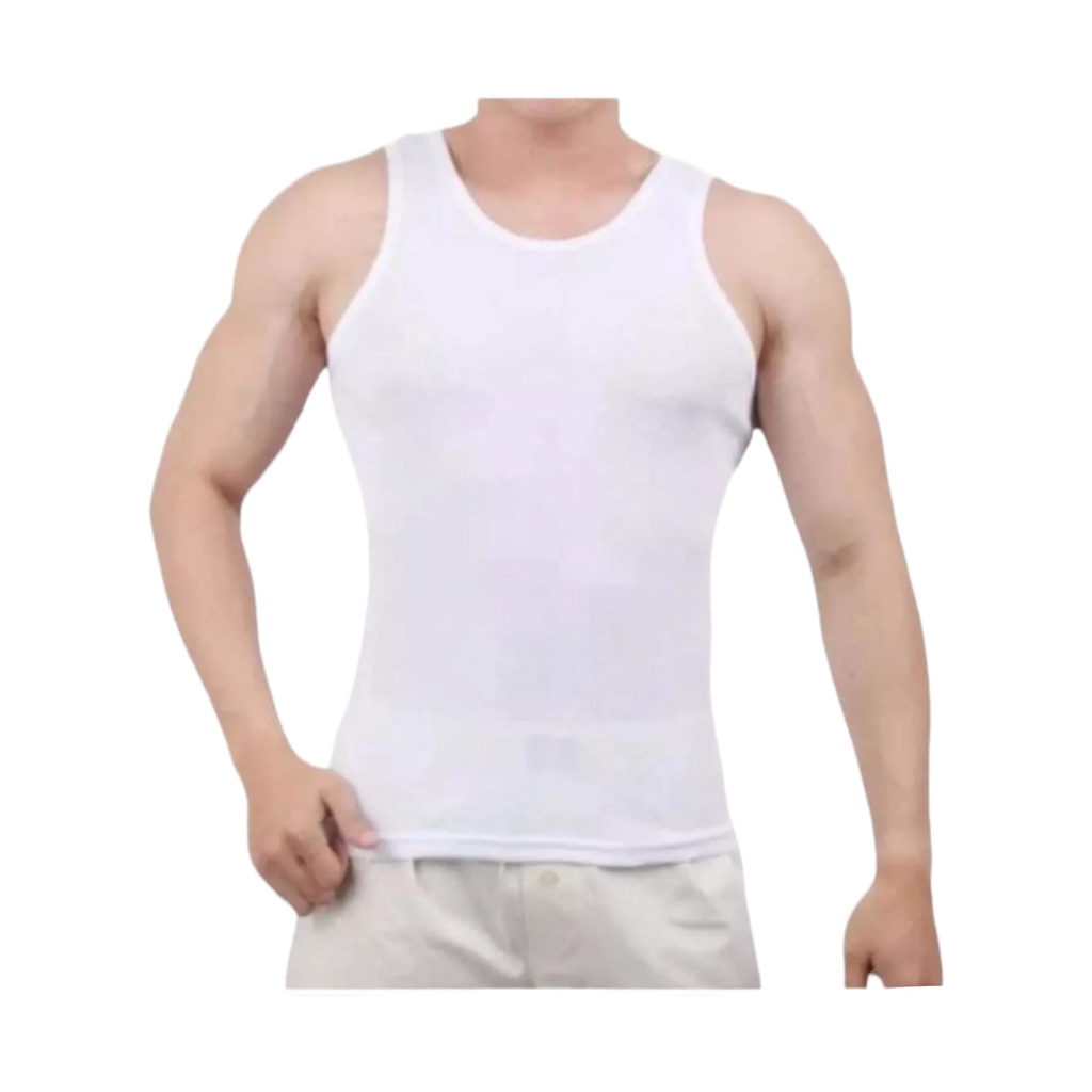 KAOS DALAM PRIA DEWASA / KAOS  SINGLET AGREE SPORT JUMBO WARNA POLOS KATUN SUPER SOFT &amp; COOL