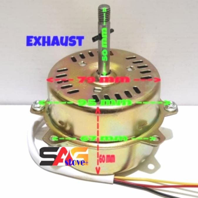 Dinamo Exhaust Fan MULTI Kipas Angin Hexos/Eksos/Heksos Maspion-Miyako