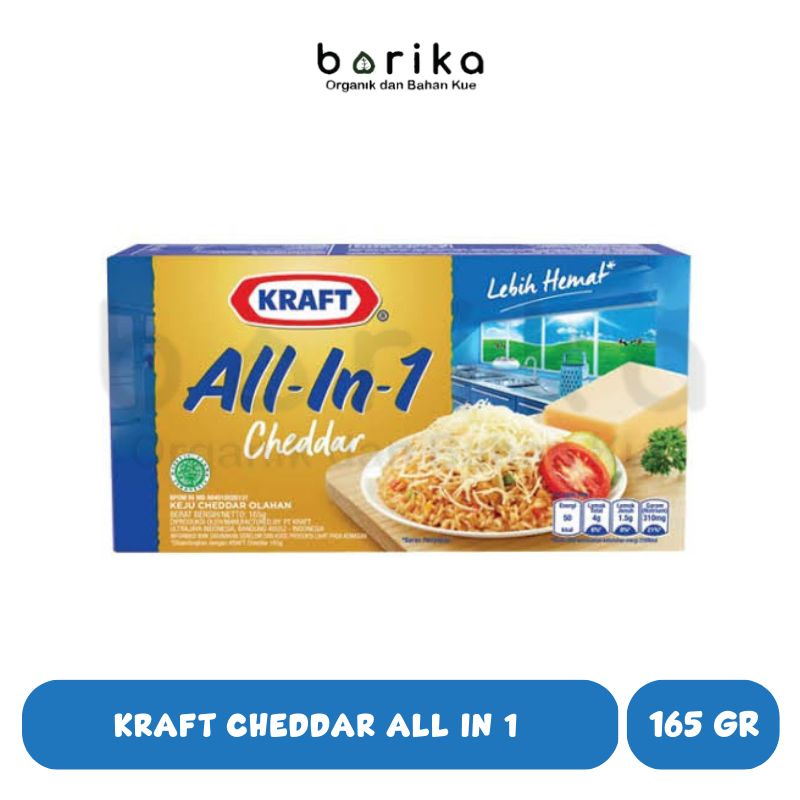 Jual 0823 Kraft Cheddar All In One 165gr - Keju Cheddar Kraft Serbaguna ...