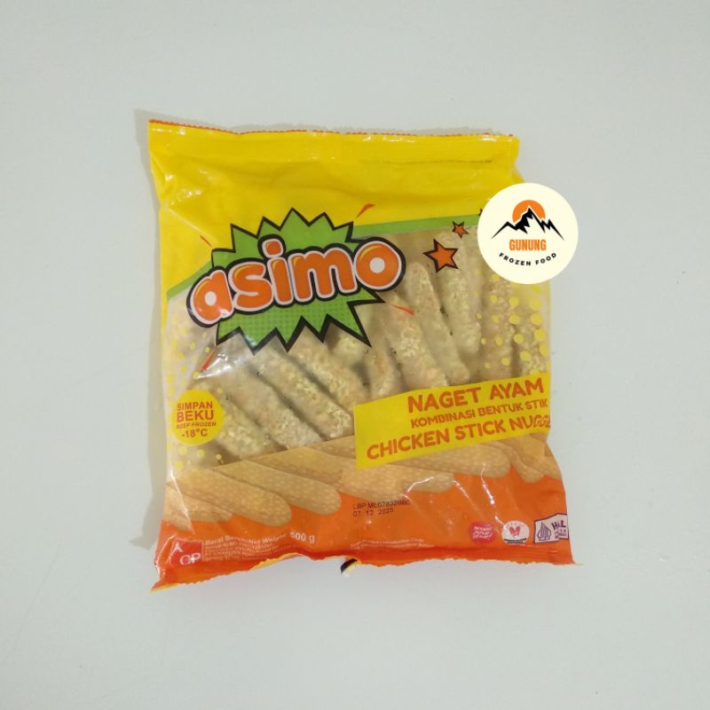 

Asimo Nugget Ayam Stik 500gr atau 1kg