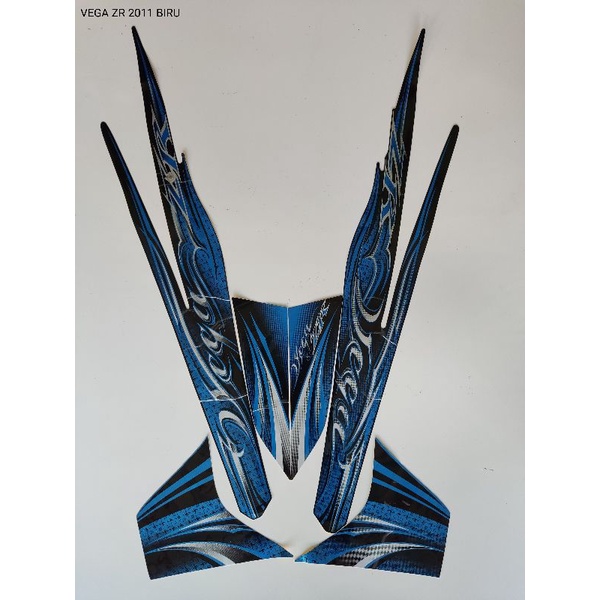 STRIPING ORI YAMAHA VEGA ZR Th 2011) Biru