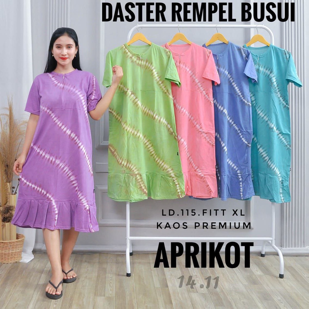 PAKET 3 PCS DASTER KAOS REMPEL BUSUI LENGAN PENDEK TIEDYE KEKINIAN ADEM MURAH