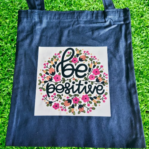 Tote bag Canvas DTF Quote / Tas Wanita Tote Kanvas Slingbag Bahu