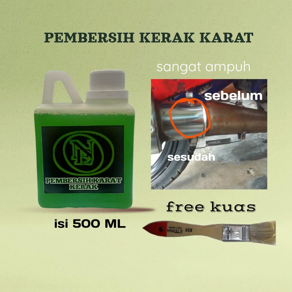 SUPER ONE CAIRAN PEMBERSIH KARAT KERAK MESIN KENDARAAN MOBIL MOTOR 500 ML