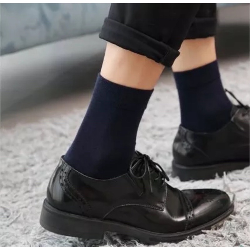 12 PASANG KAOS KAKI PRIA WANITA KANTORAN