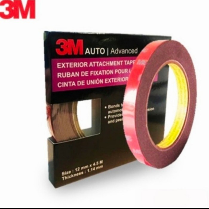 

✨NEW✨ - 3M Double Tape/Kuat dan Lengket 1,1mm x 12mm x 4,5m - Lem 3M
