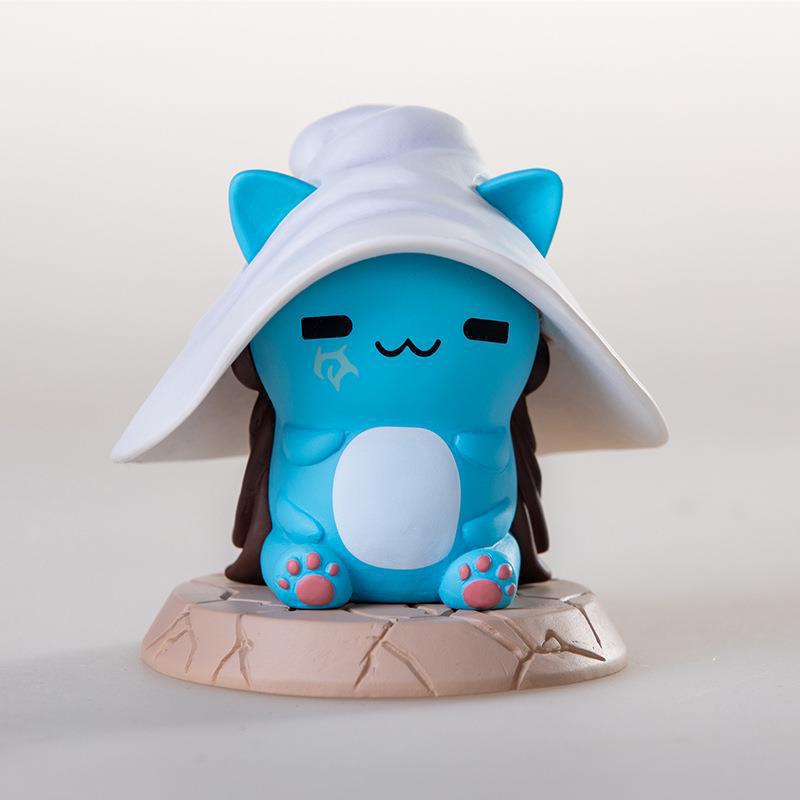 【Ready Stock】Elden Ring Ranni Cat Figure Q Version Bugcat Capoo Statue Collectible Model