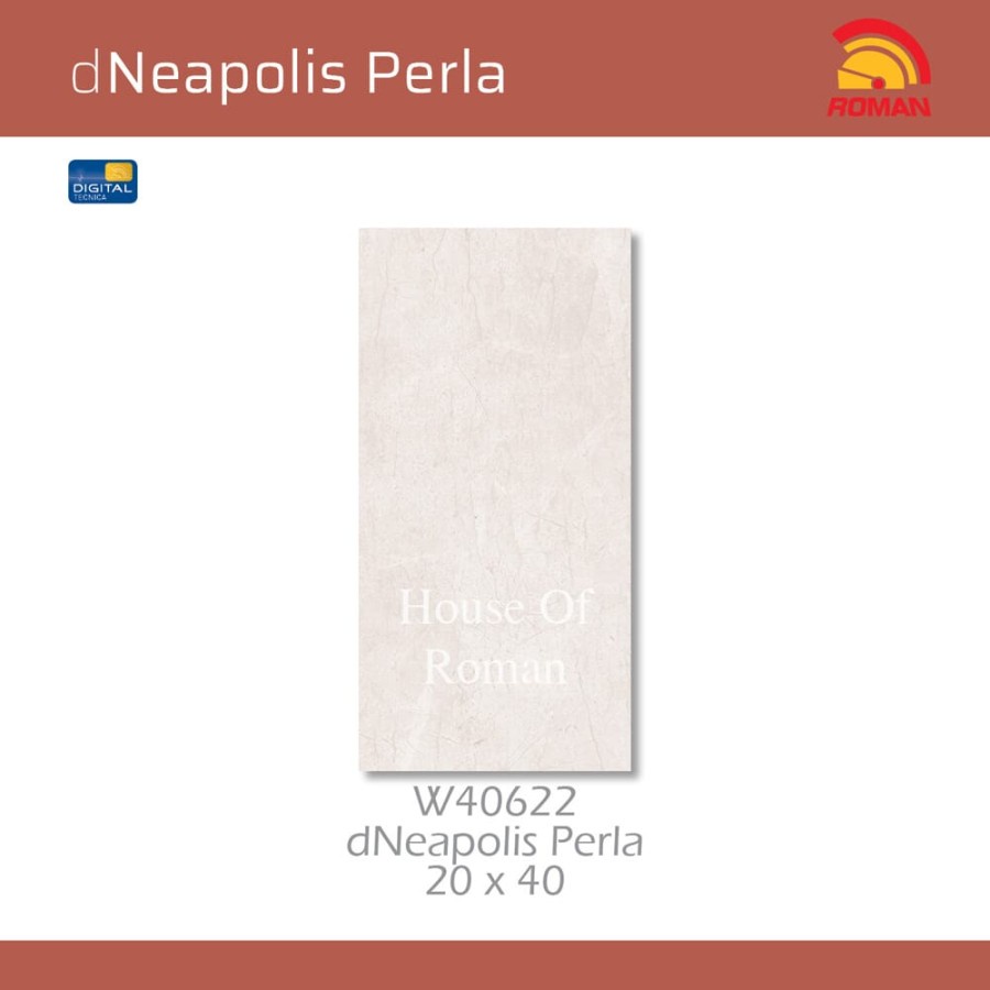 ROMAN KERAMIK DNEAPOLIS PERLA 20X40 W40622 (ROMAN HOUSE OF ROMAN)