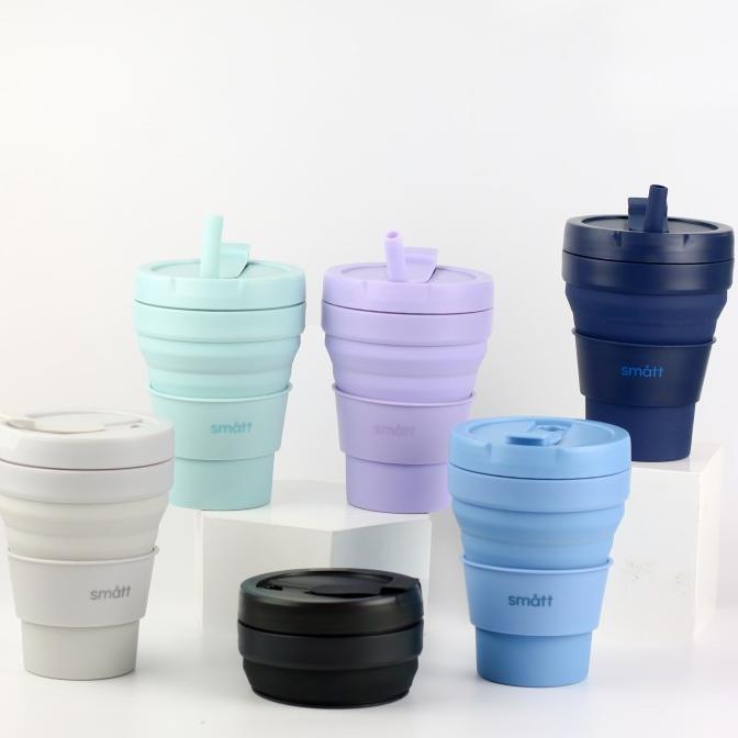 Smatt Foldable Cup - Gelas Kopi Portable Gelas Lipat Silikon