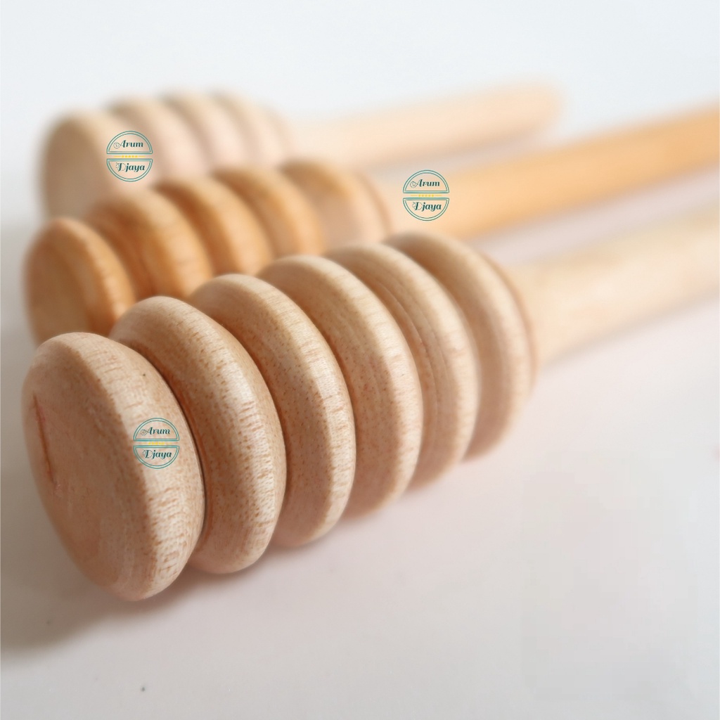 HONEY DIPPER KAYU PENGADUK MADU SENDOK MADU ADUKAN MADU KAYU