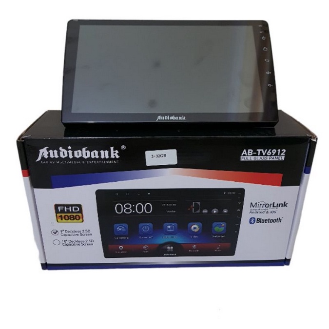 Head unit android 9 inch audiobank ab-tv6912 RAM 2/32