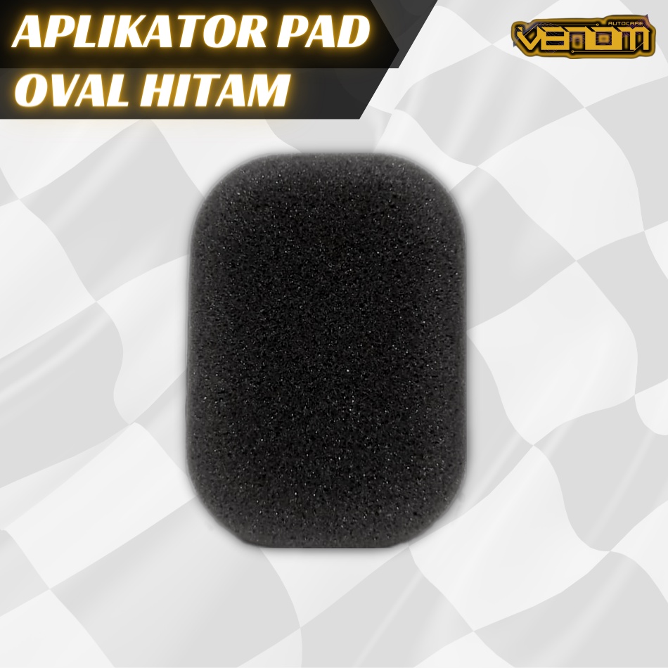 Busa Aplikator / Aplikator Pad Oval Hitam