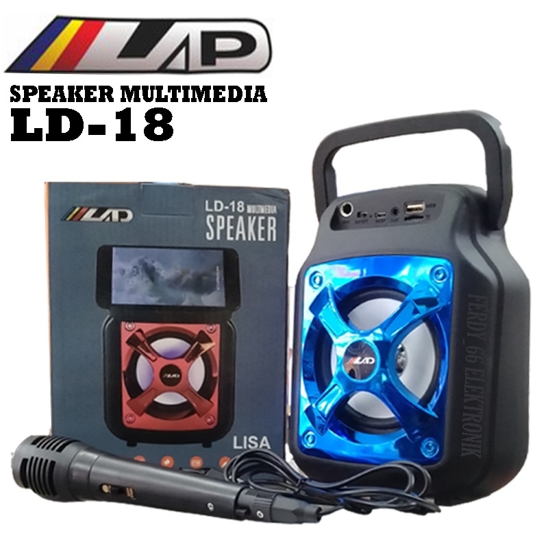 Speaker Portable LAD LD-18 LISA multimedia speaker
