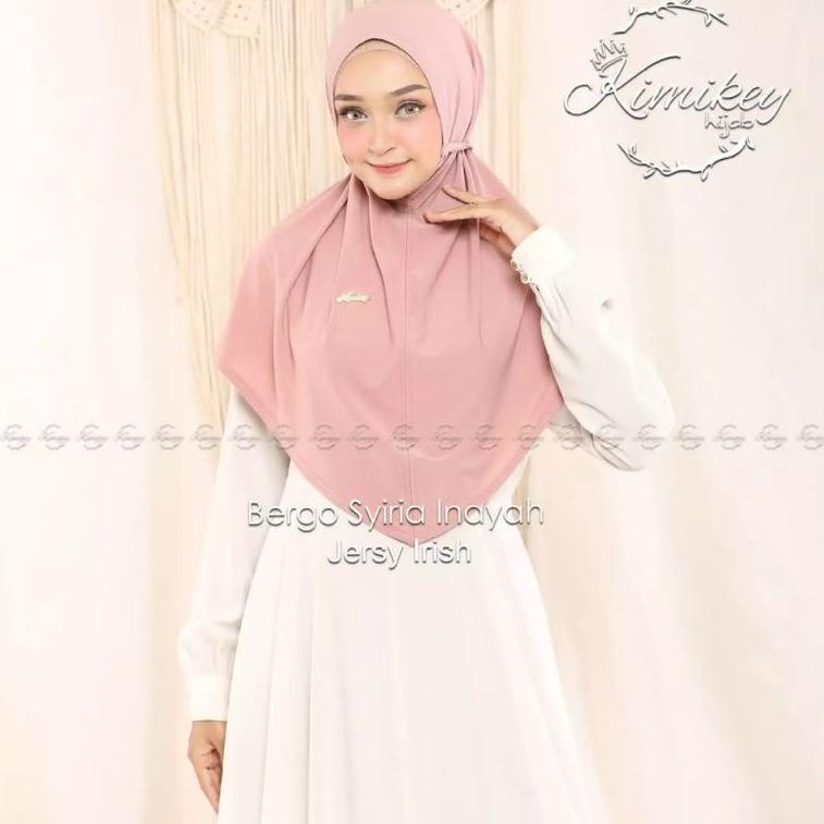 ㅝ BERGO INAYAH nonPet By KIMIKEY HIJAB BEST PRICE 2296 ♚
