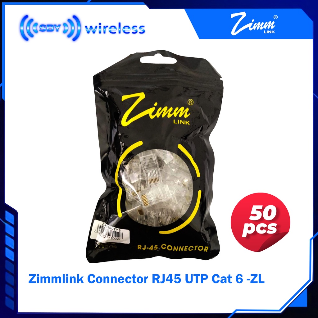 Konektor RJ45 UTP Cat 6 ZimmLink - ZL Connector  CAT6 Zimm link