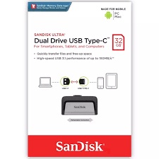 FLASHDISK SANDISK ULTRA DUAL DRIVE USB TYPE-C (32GB)