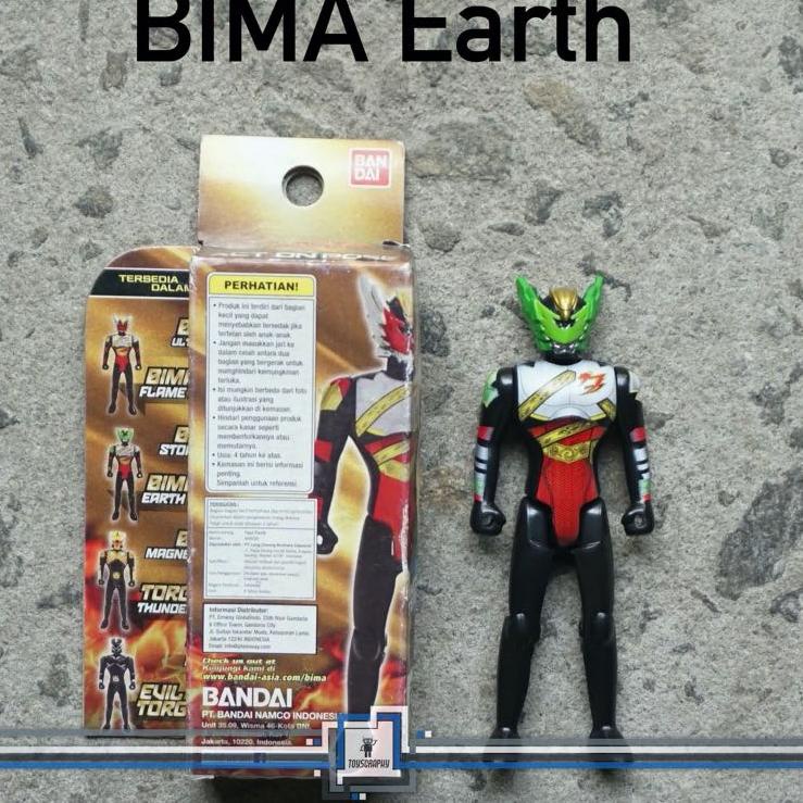 [N-9-U ✓] BANDAI BIMA X Action Pose Figure Evil Torga, Flame, Earth SALE RUGI-pasti dikirim