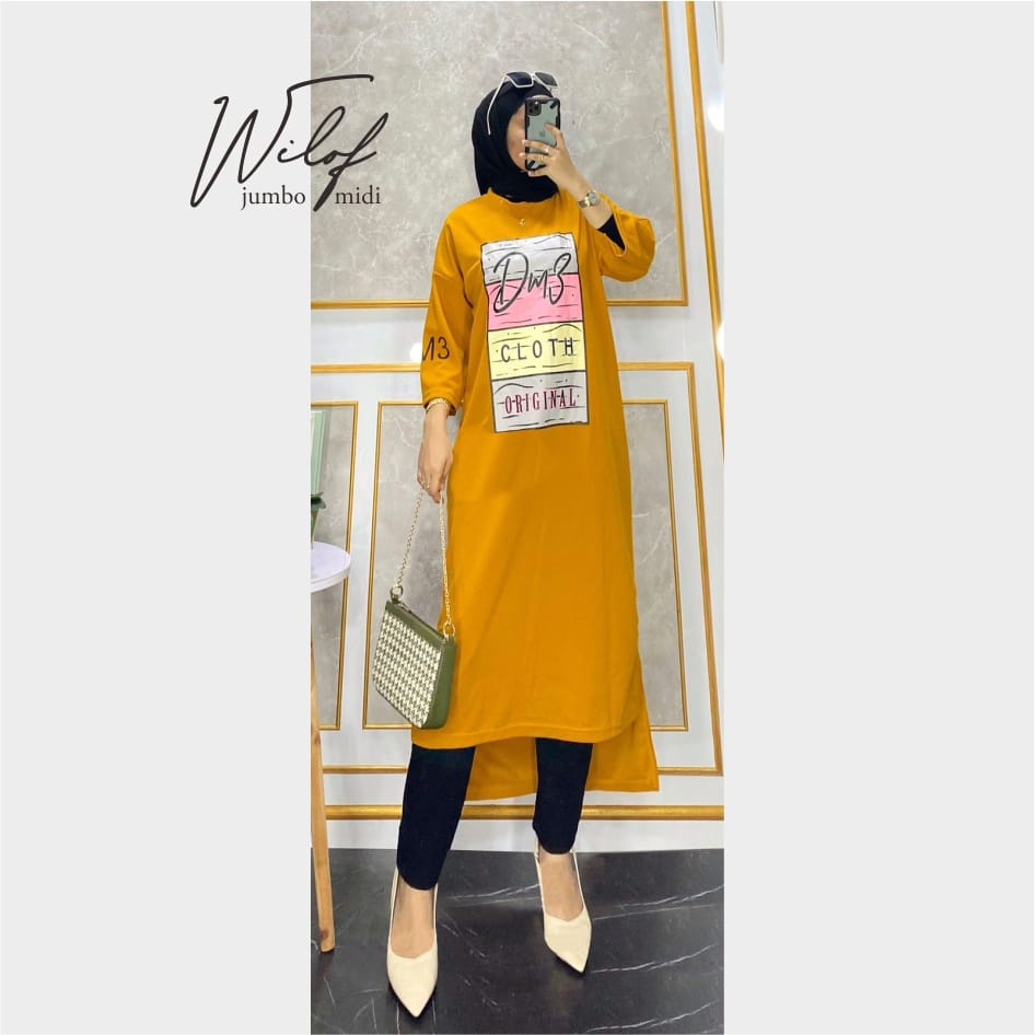 WILOF LONG TUNIK BO BAHAN KAOS KATUN COMBED 24s PREMUIM SIZE M L XL XXL PB 102 - 116 CM OUTFIT CASUAL WANITA FASHION TERBARU 2023 LONG TUNIK KOREAN STYLE WANITA MUSLIM KEKINIAN ATASAN WANITA CASUAL LENGAN PANJANG KAOS HITAM WANITA OVERSIZE