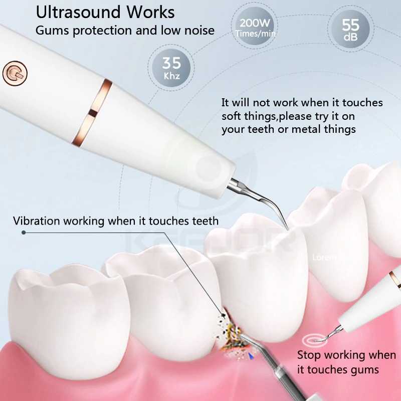 YUKUI Pembersih Karang Plak Gigi Ultrasonic Dental Electric - GS5 ( Mughnii )