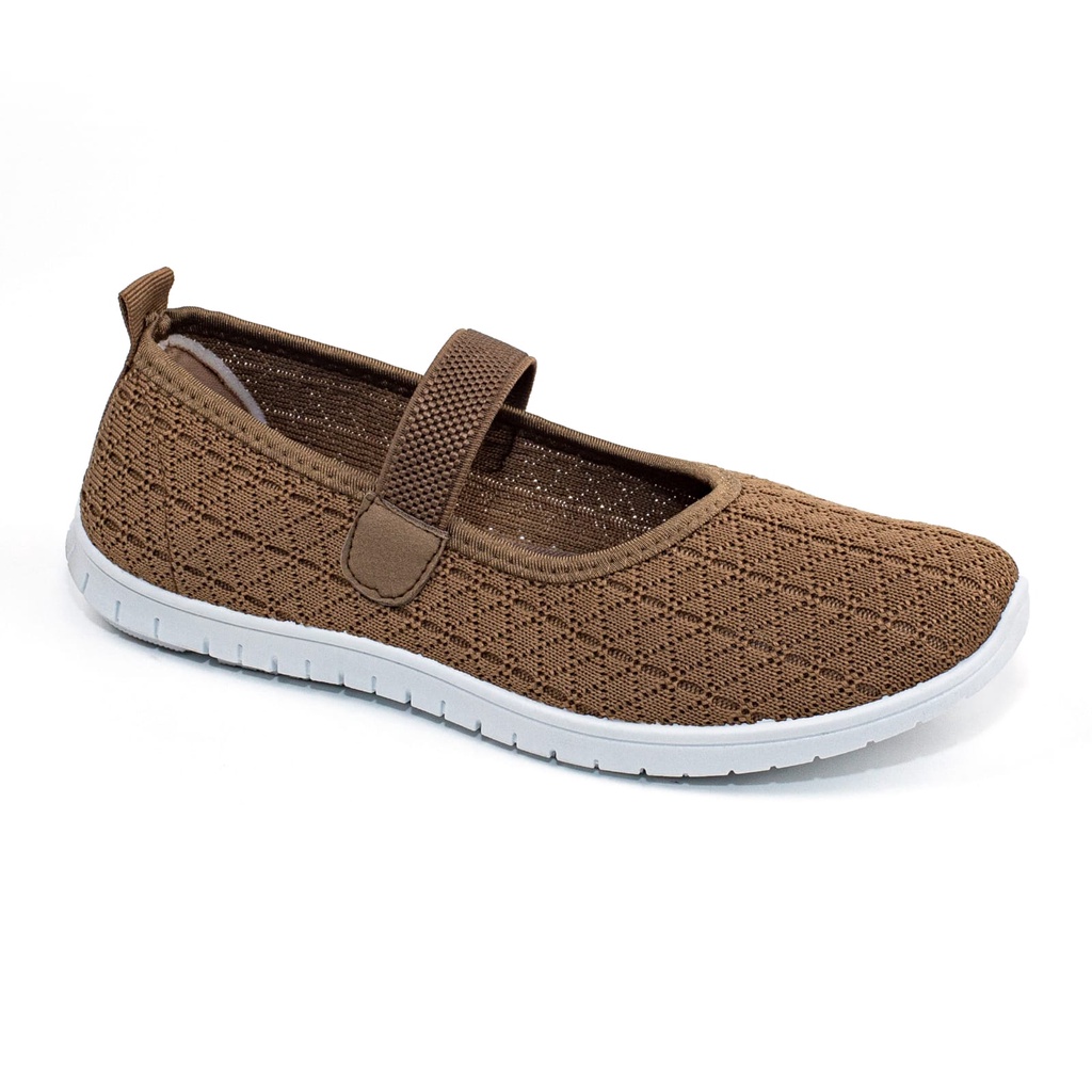 Sepatu Flat Wanita Rajut Import Fashion Model Kait SF1015 Warna