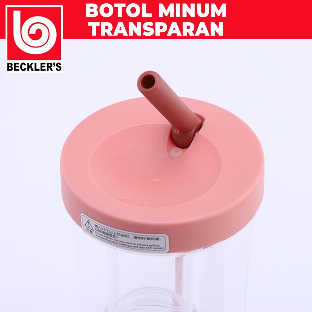 Botol Minum Jus Portable Terbaru Dengan Sedotan Lipat Korean Stye 700ML HIGH QUALITY IMPORT