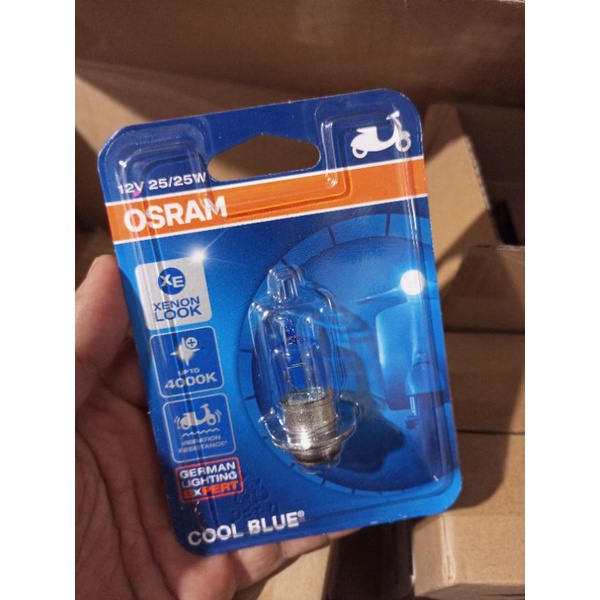Osram H6 Lampu Depan Motor Halogen Bohlam Matic Bebek 35W 25W - 12 V