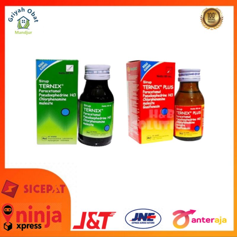 Ternix syrup dan Ternix plus