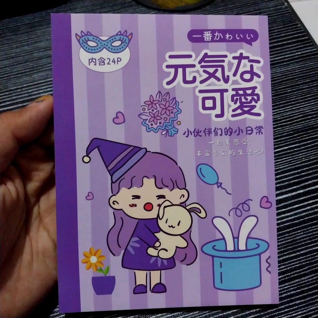 

Buku Stiker Kreatif Aesthetic isi 12 Lembar