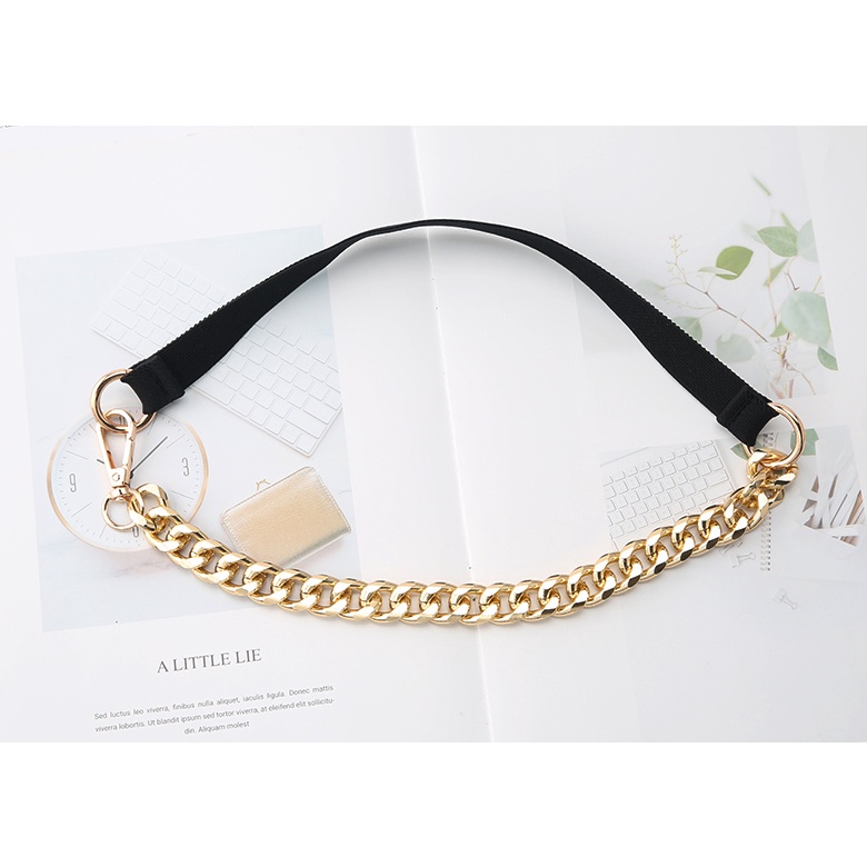 BGS-208 Ikat Pinggang Wanita Rantai Karet,Sabuk Wanita Rantai Karet,Belt Import Korea Gaya Fashion