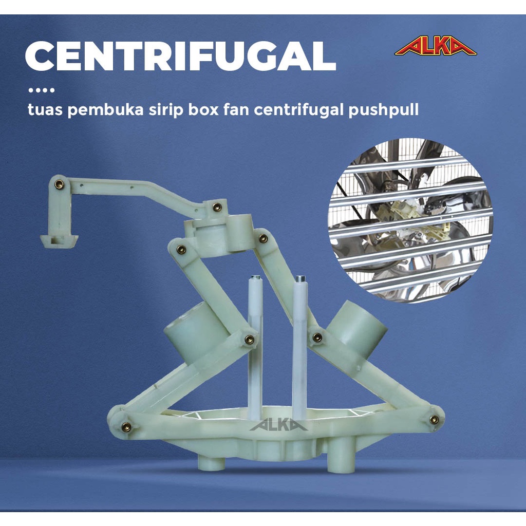 Centrifugal Box Fan 50 inch Pembuka Penutup Blower Puspul Pushpull