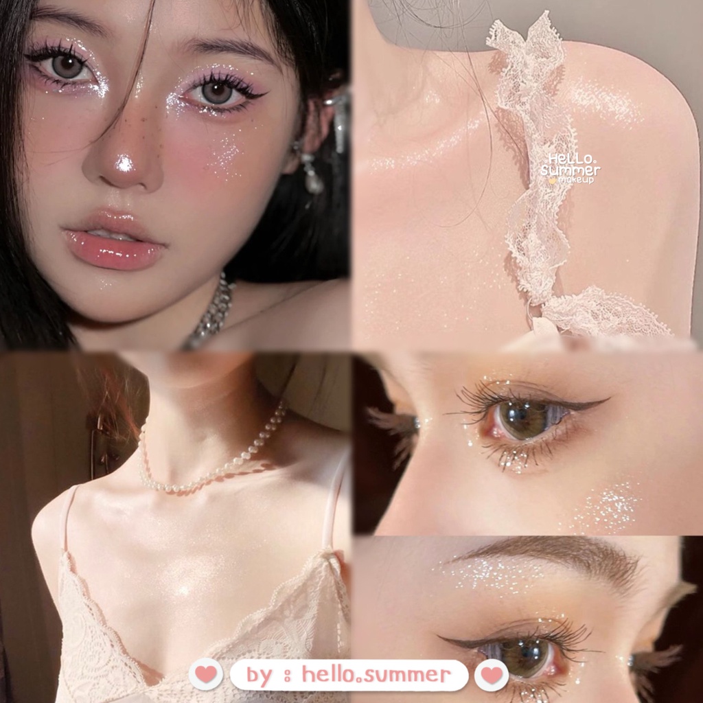 Bunny Moon Galaxy Glitter Eyeshadow Highlighter Single Mini Pack