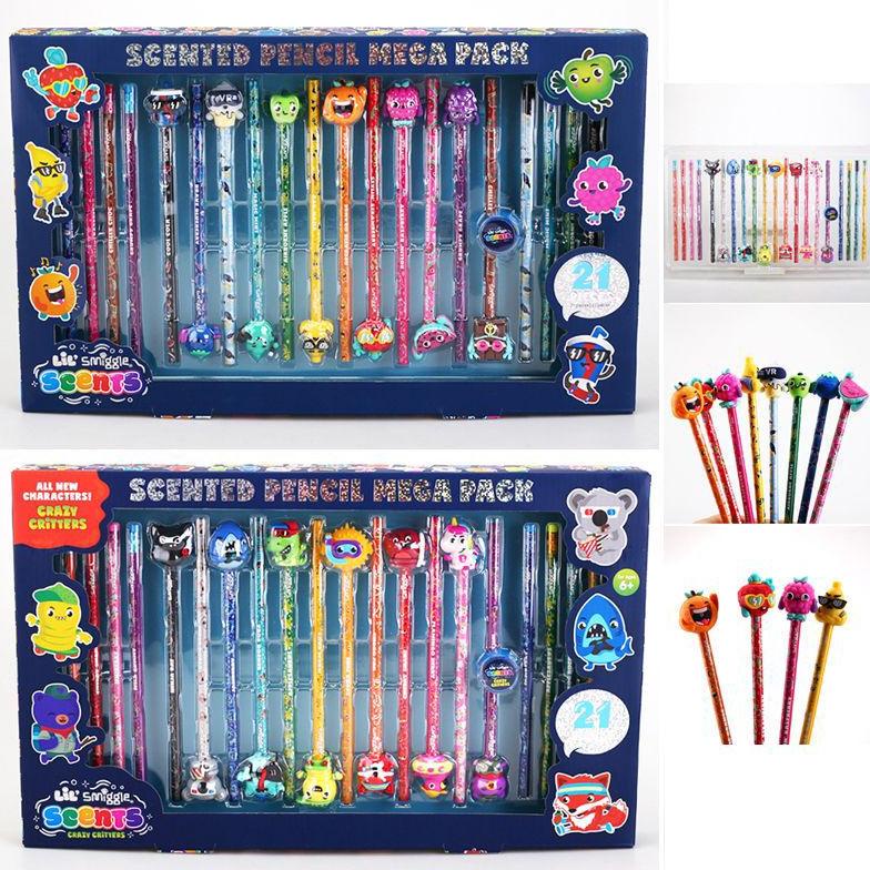 

PENSIL SET SMIGGLE/PENSIL DENGAN SMIGGLE WANGI/KADO/HADIAH ULANG TAHUN TERLARISS...,,,,,