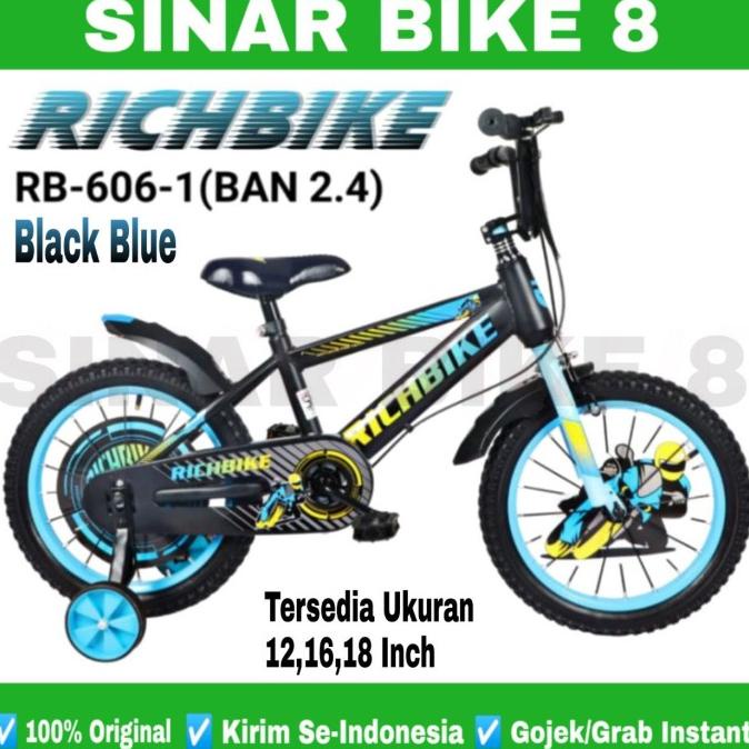 Sepeda Anak Laki Bmx Richbike Rb 606 1 Ukuran 12 16 18 Inch #Original