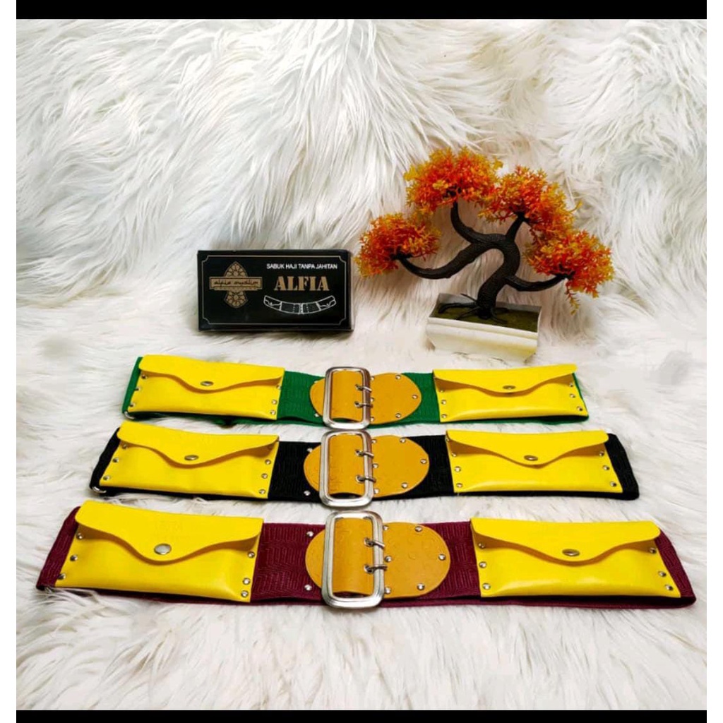 SABUK HAJI ANAK ANAK dan dewasa SABUK BETAWI/BELT HAJI/SABUK TANPA JAHITAN ALFIA