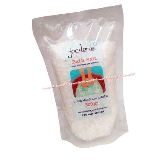 Jordame Dead Sea Salt Bath 500gr Garam Untuk Mandi Dan Refleksi Garam Untuk Menghaluskan Melembutkan Kaki Kulit Badan Deadsea Garam Laut Mati Relax With Minerals Jordanie