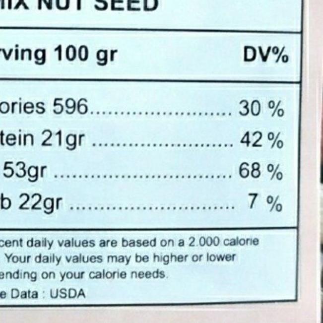 

limited Edition✔️MIX NUT SEED 250gr - Almond Cashew Pumpkin Sunflower|SQ3