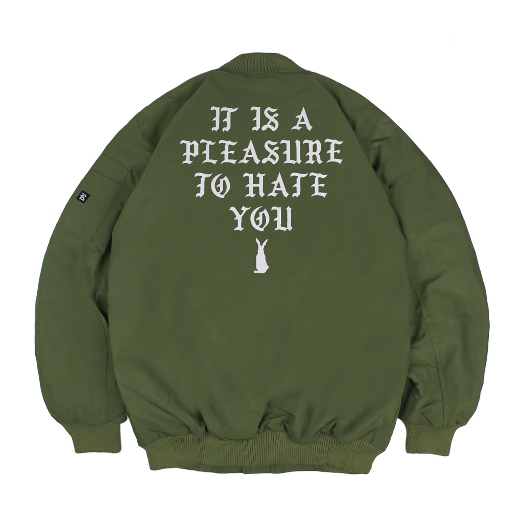 Rown Division Jaket Bomber Hijau - ROWNDVSN Hateway Green