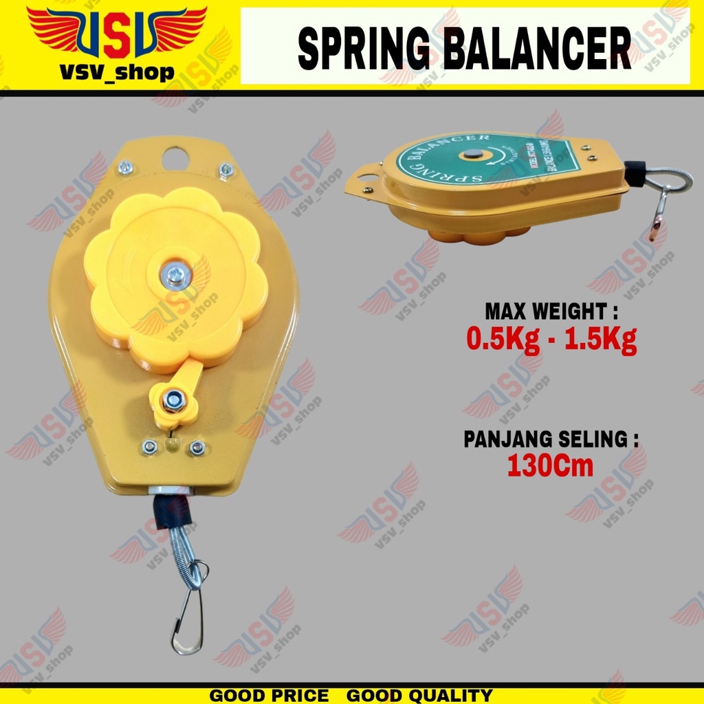 Spring Balancer 0.5-1.5Kg Gantungan Alat Air Tool