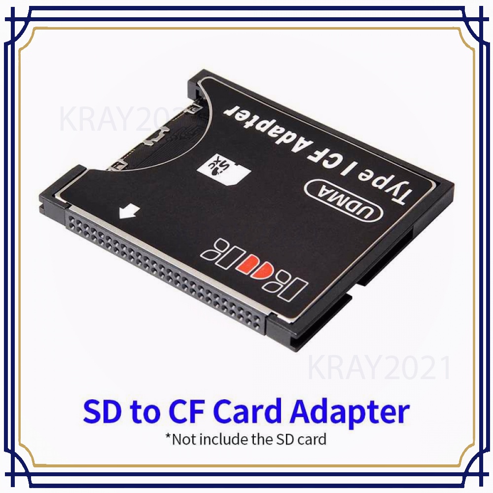 SDHC to Compact Flash CF Type I Card Reader Adaptor -AP808