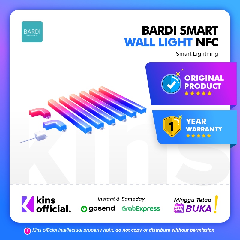 BARDI Smart Wall Light with NFC